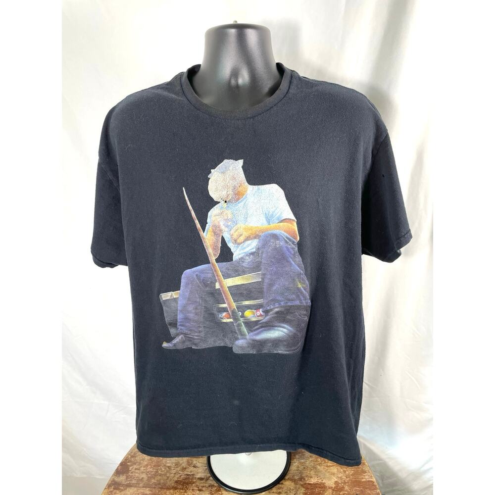 Joe Camel Pool Player Graphic T-Shirt XL Black